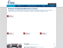Tablet Screenshot of alamanproyectos.com